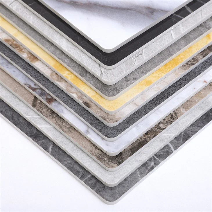 Bảng điều khiển PVC bằng đá cẩm thạch màu xám