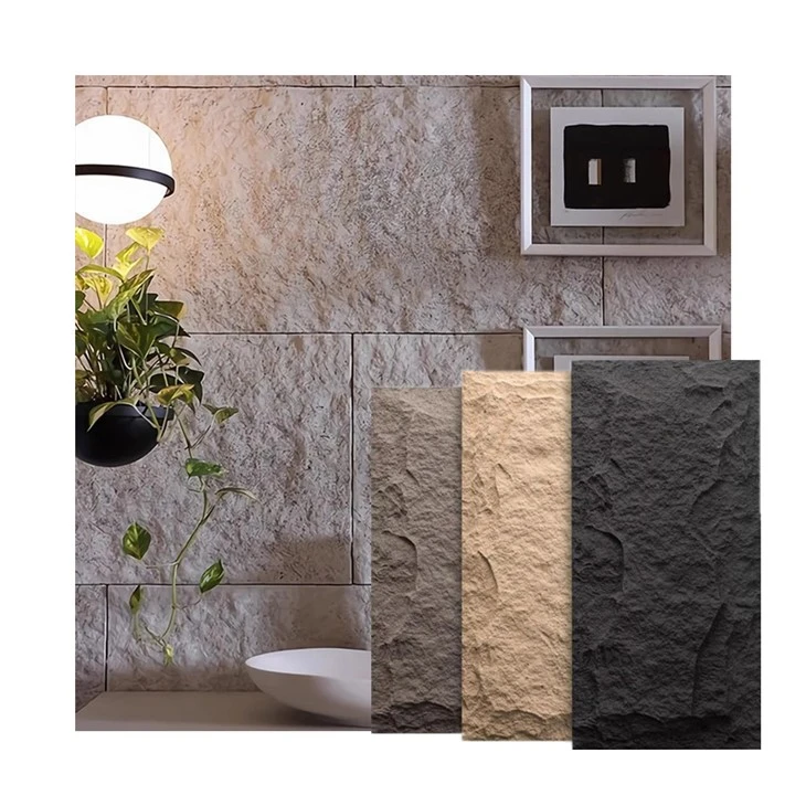 Bảng điều khiển tường đá văn hóa PU